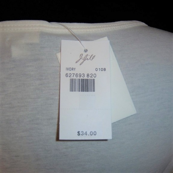 NWT J. Jill Henley Bloused Sleeves - Picture 5 of 5